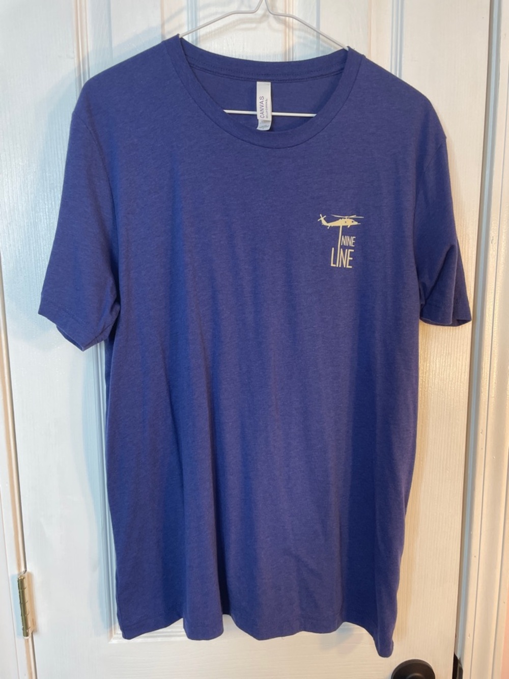 Men's Short Sleeve Crew T-Shirt in Navy Blue. Nice & soft tee.